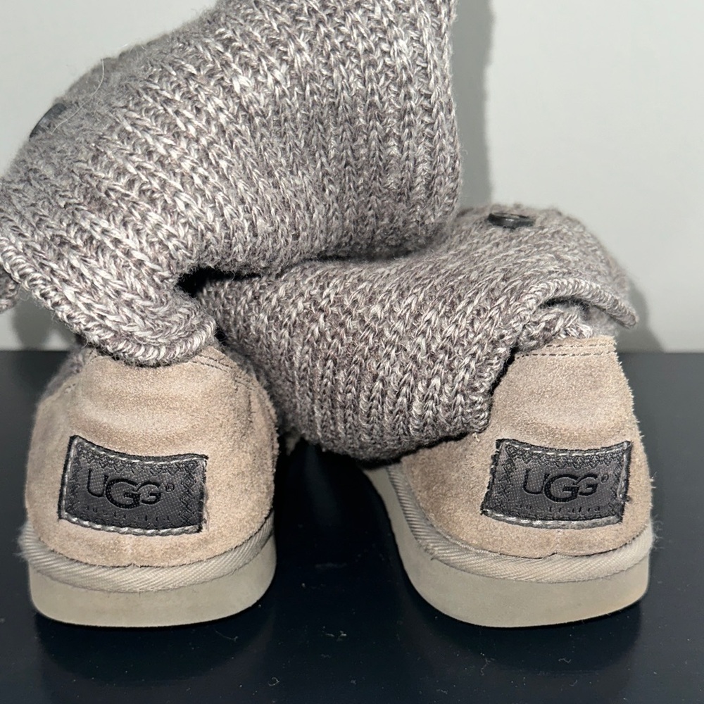 UGG Women's Knit Winter Boots - Gray - Picture 2 of 4